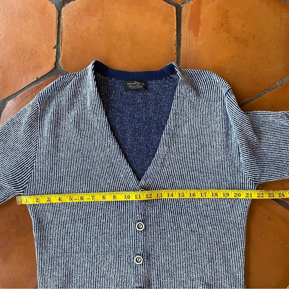 Vtg Puritan Sweater Mens Large L Gary Player Golf Cardigan Made in USA Nerd Dad - Picture 7 of 7